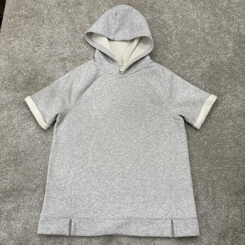 A New Day Short Sleeve Hoodie Women's Medium Casual Pullover Top